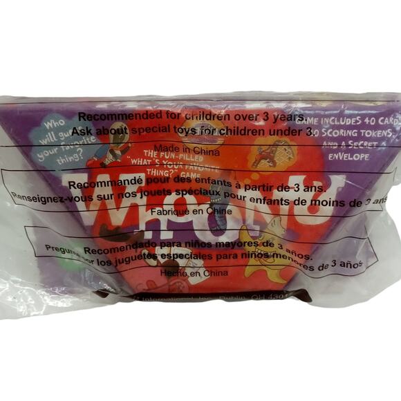 Wendys Kids Meal Cranium Family Game What's Your Favorite Thing 2000s Toy - Picture 7 of 7